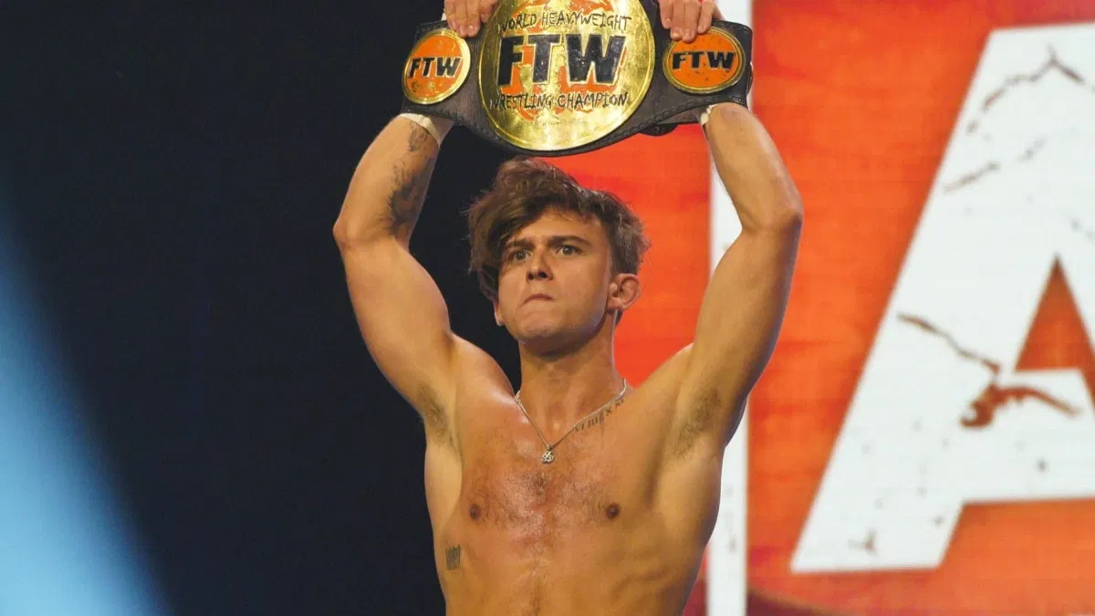 Very nice, very evil champ sh*t. AEW International Champion Orange