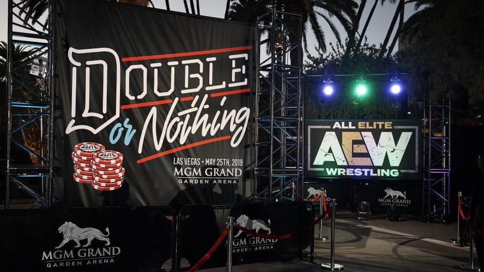 First Image Of AEW Double Or Nothing Stage