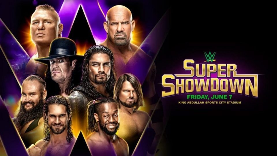 Leaked Images Of WWE Super Showdown Stage Emerge