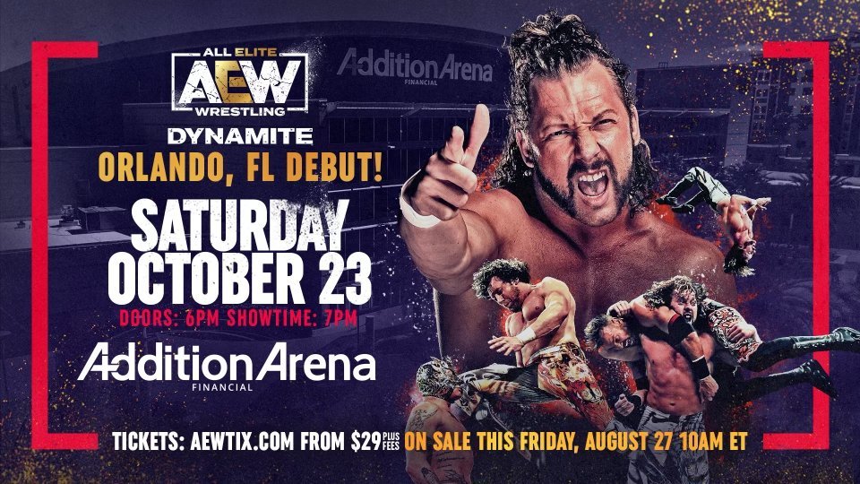 AEW Announces Saturday Night Dynamite From Orlando On October 23