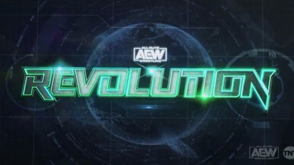 AEW Revolution Wrestling Poster