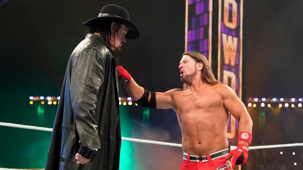 The Undertaker Ribbed AJ Styles Before WWE WrestleMania Match