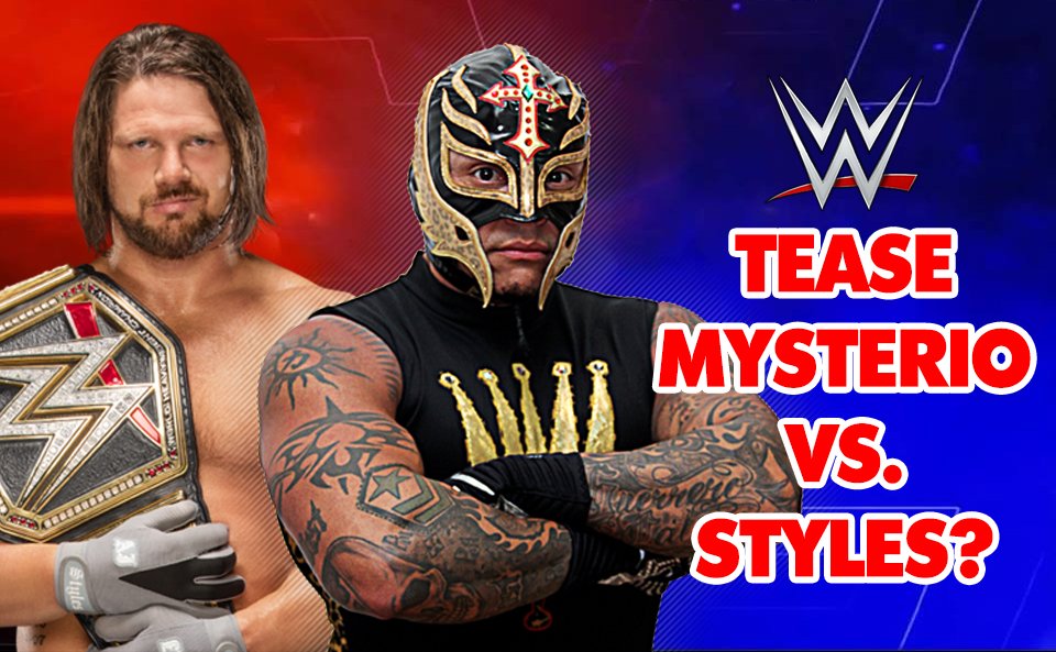 WWE Tease AJ Styles vs. Rey Mysterio?