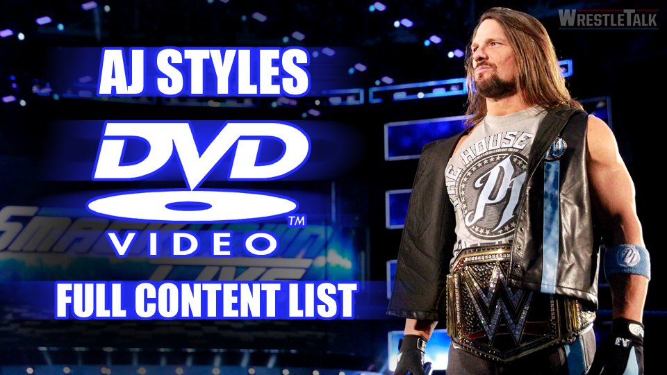 AJ Styles DVD Full Content List