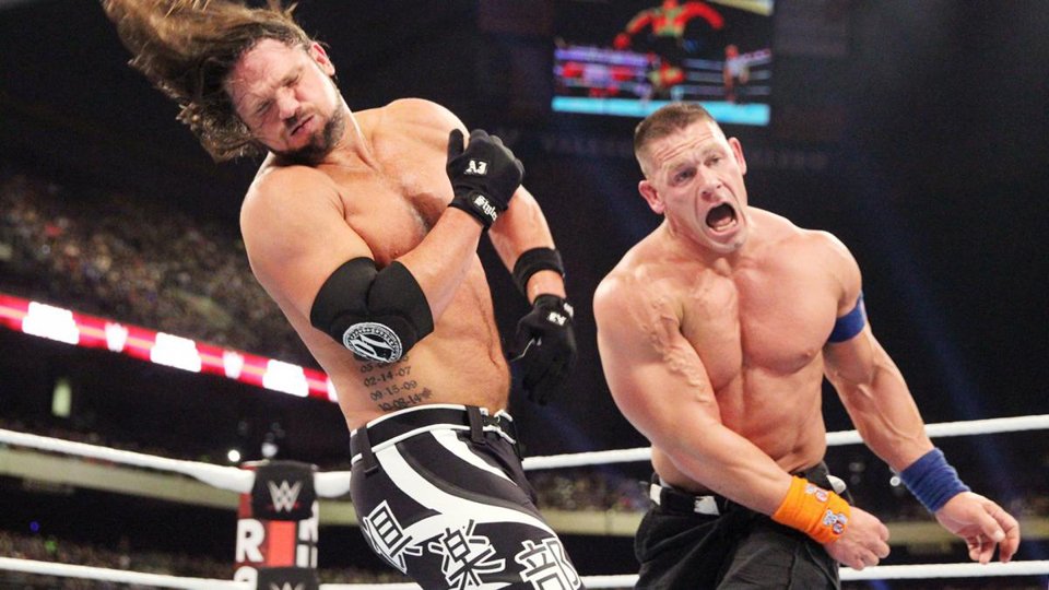 AJ Styles Reveals Interesting Fact About John Cena Royal Rumble Match