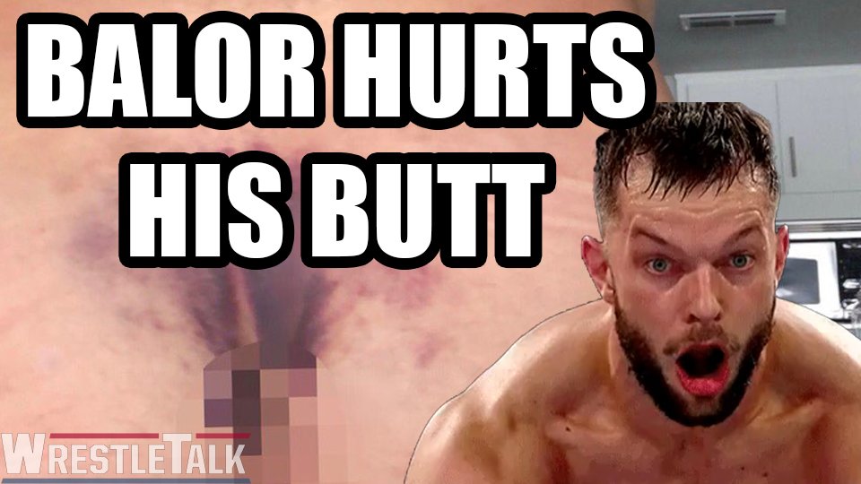 Finn Balor Hurts His BUTT