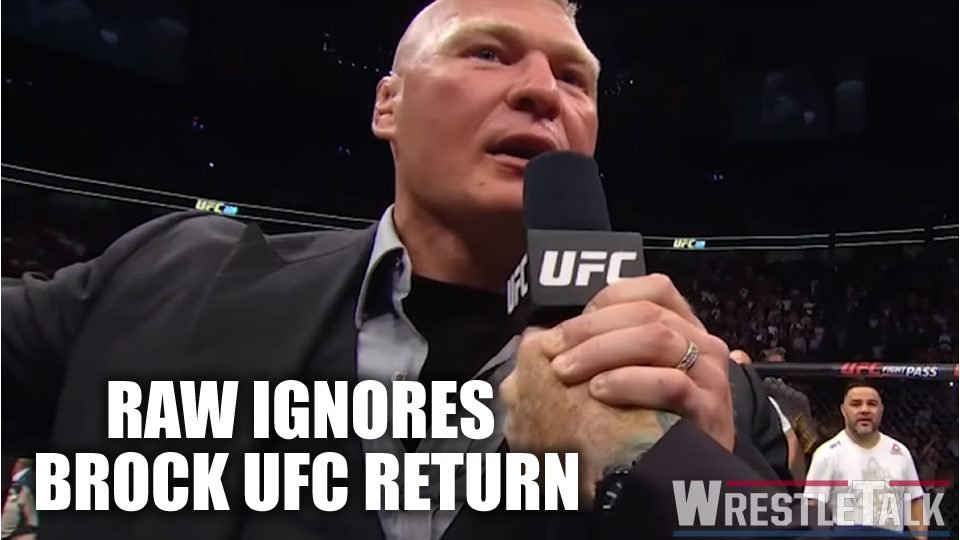 WWE Raw ignores Brock Lesnar UFC return
