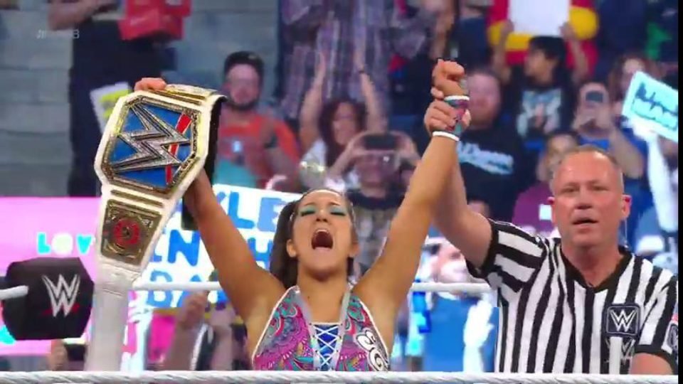 Bayley Wins Smackdown Women’s Championship After Charlotte Flair Beats Becky Lynch