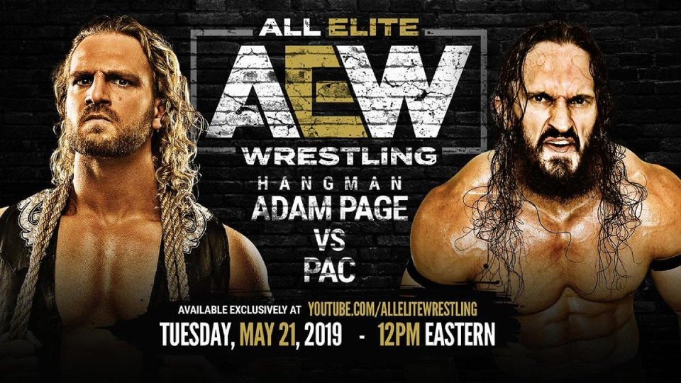 AEW Releases Full Hangman Page Vs. PAC Match From WrestleGate Show