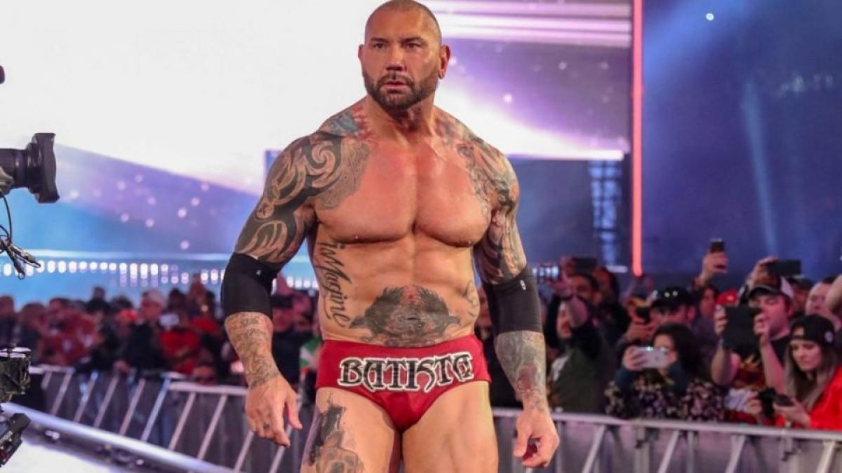 PHOTOS: Batista Shows Off New Neck Tattoos