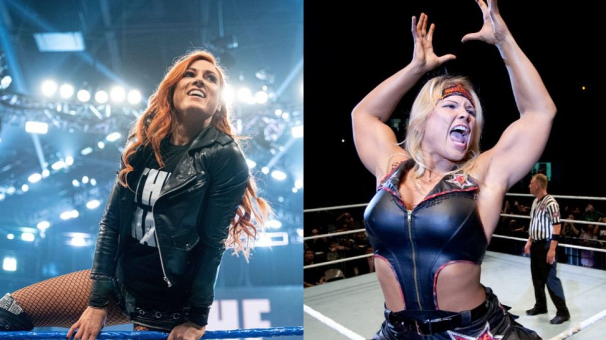 WWE star Becky Lynch throws down the gauntlet to Beth Phoenix and