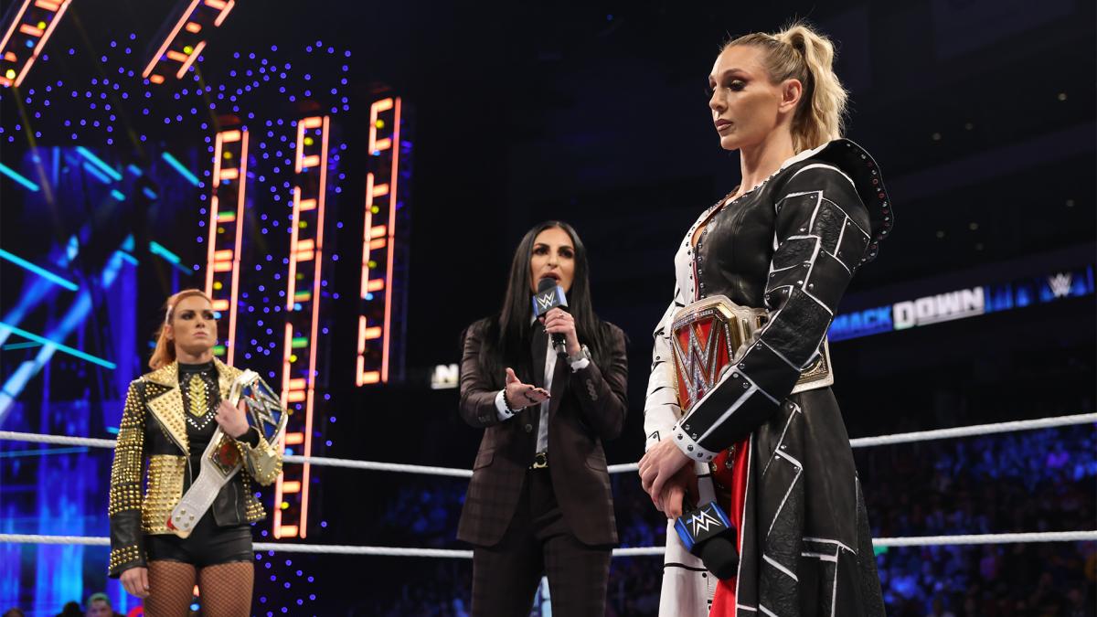 Becky Lynch fixes a problem in her program with Charlotte Flair