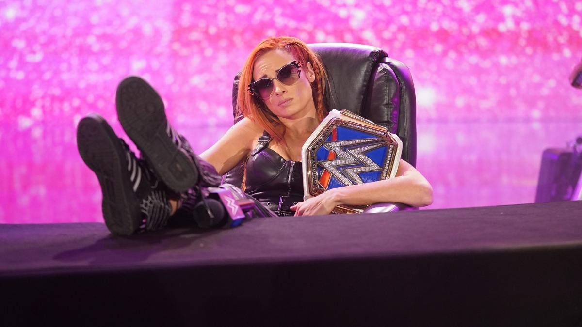 Becky Lynch Has Hilarious Reaction To Her New WWE Entrance Graphic