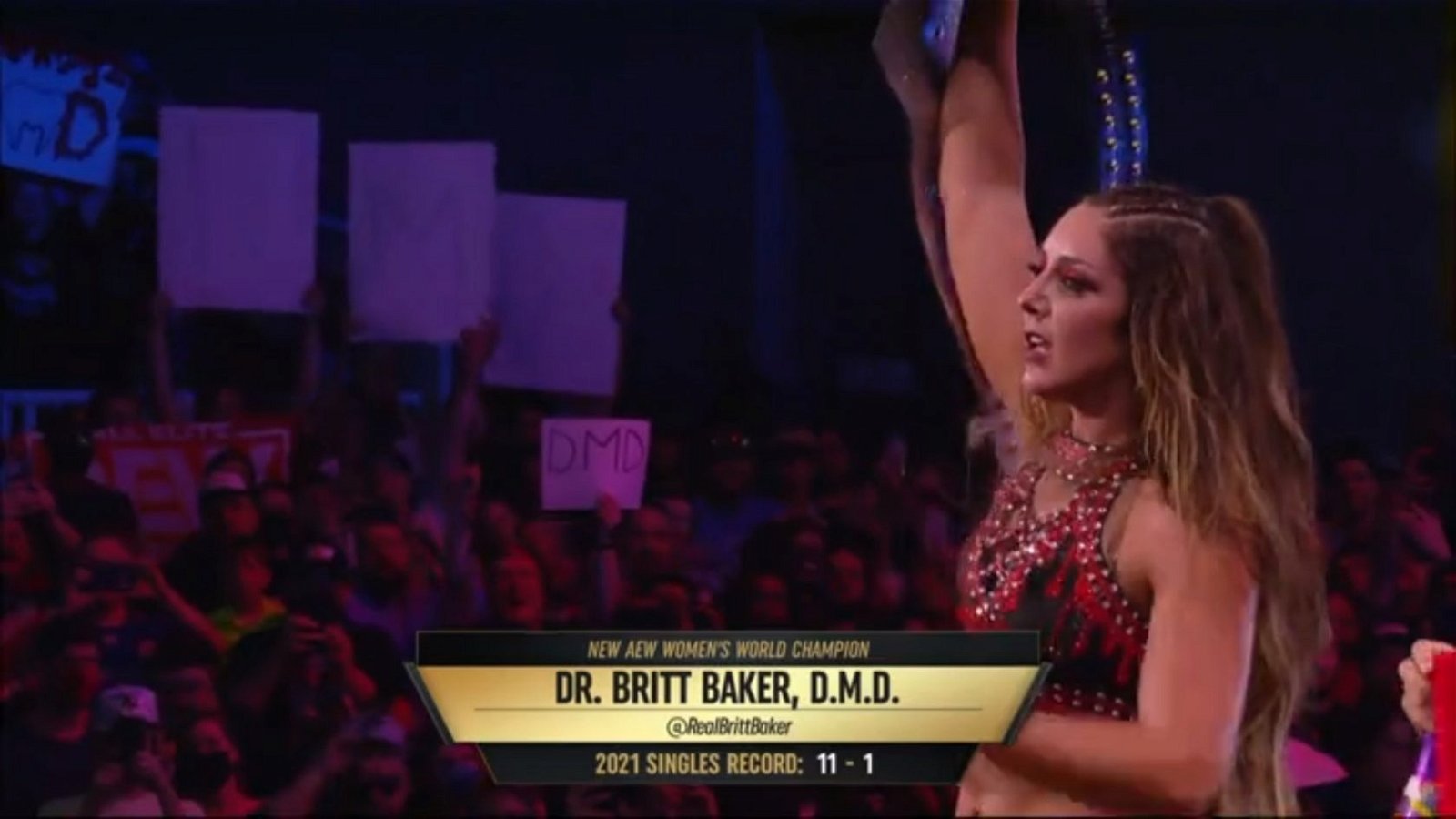 Britt Baker Wins AEW Women’s Championship At Double Or Nothing