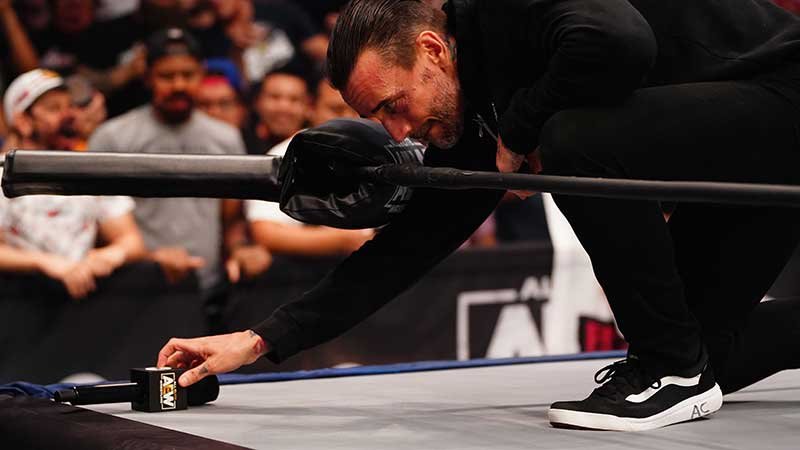 CM Punk Confirms Meaning Of Writing On His Shoes During AEW Debut