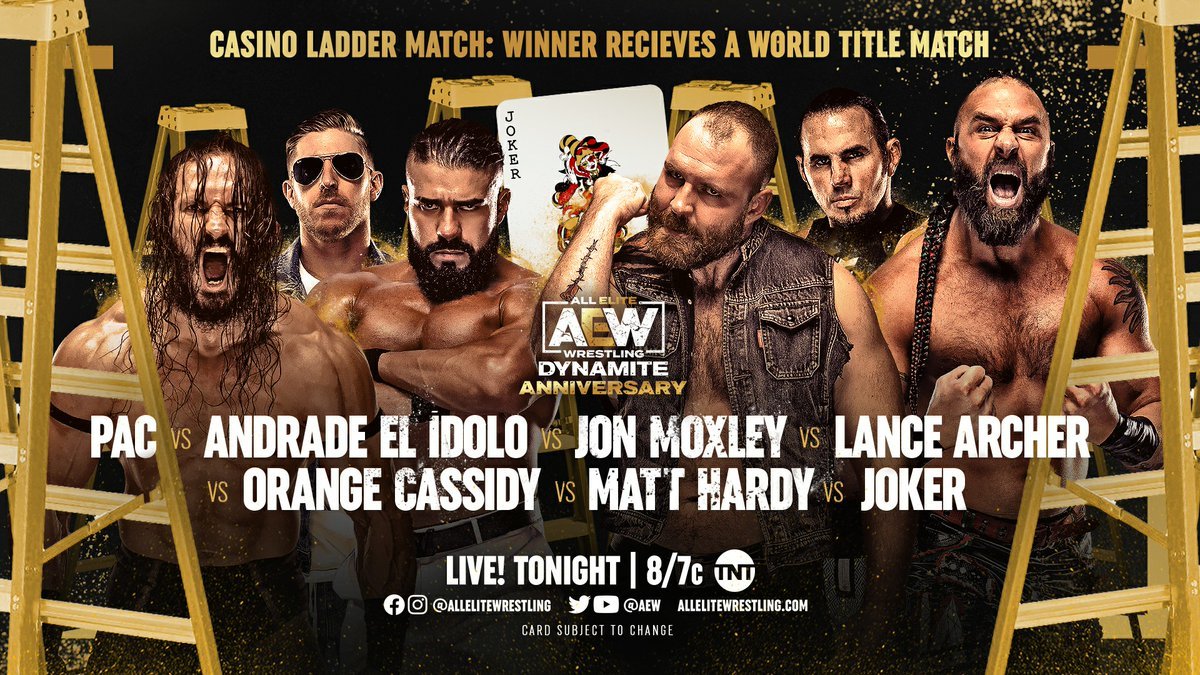 AEW Dynamite Second Anniversary Show Live Results