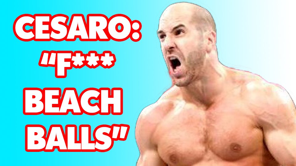 Cesaro Tells Fans To “Get the Hell Out”