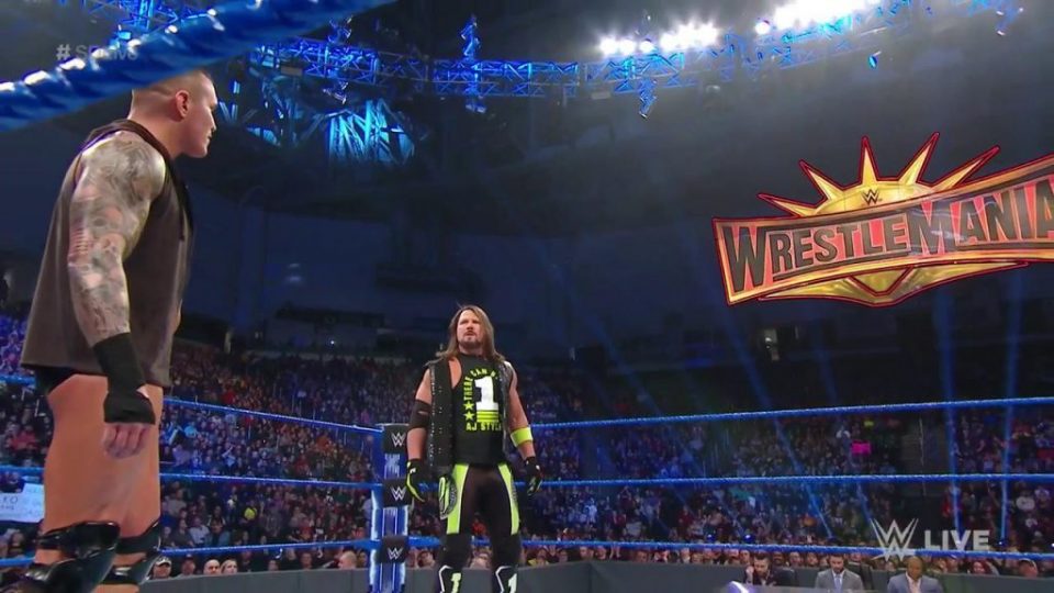 AJ Styles Challenges Randy Orton To WrestleMania Match