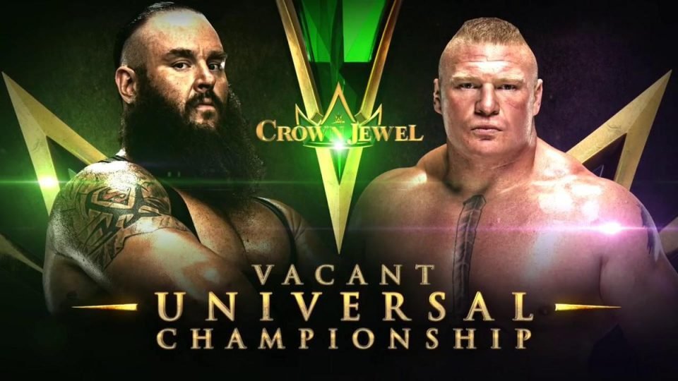 Braun Strowman vs Brock Lesnar For Vacant Universal Title At Crown Jewel