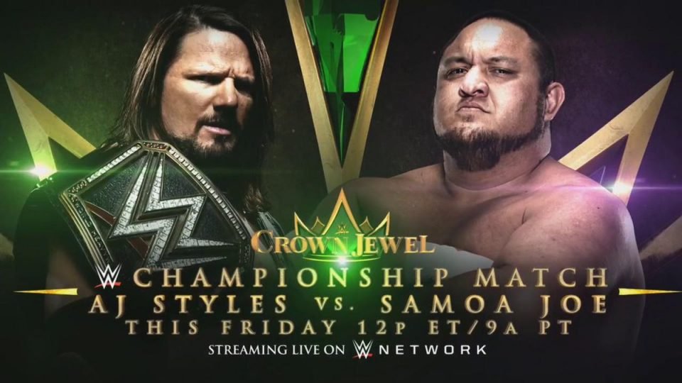 Samoa Joe To Replace Daniel Bryan At Crown Jewel