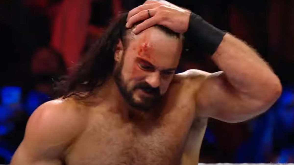 Backstage Update On Drew McIntyre Getting Busted Open On WWE Raw