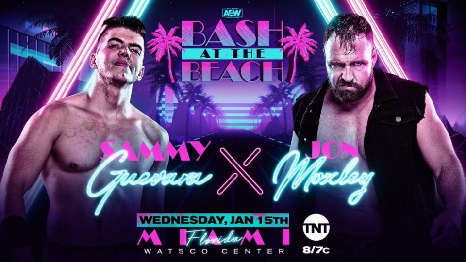 Jon Moxley Vs. Sammy Guevara Announced For AEW Bash At The Beach