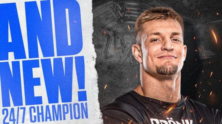 Rob Gronkowski Is The New WWE 24/7 Champion