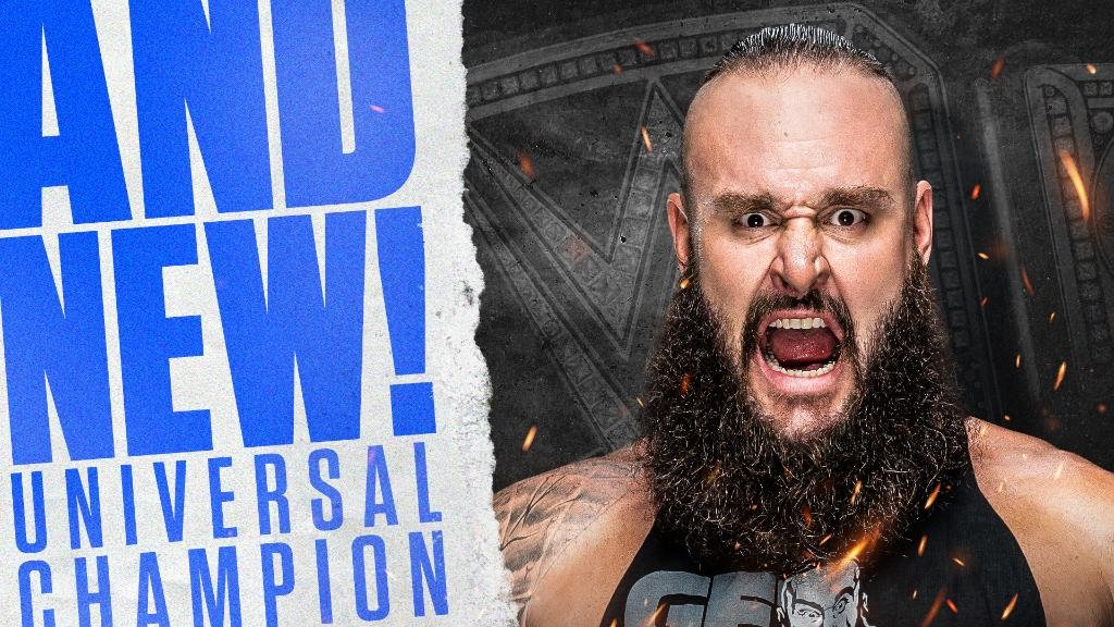 Braun Strowman Wins Universal Championship At WWE WrestleMania