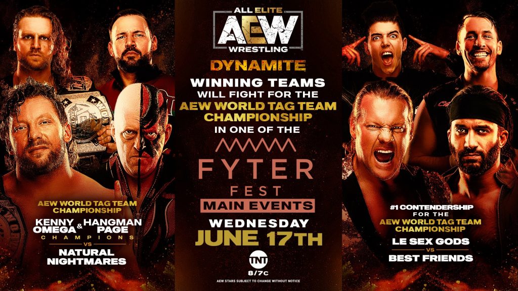 All Elite Wrestling Dynamite Live Results: Who Wins AEW Tag Team