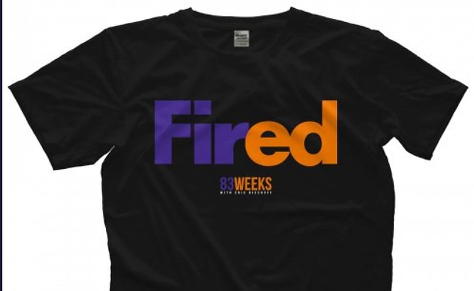 Eric Bischoff Releases “Fired” T-Shirts, CM Punk Responds