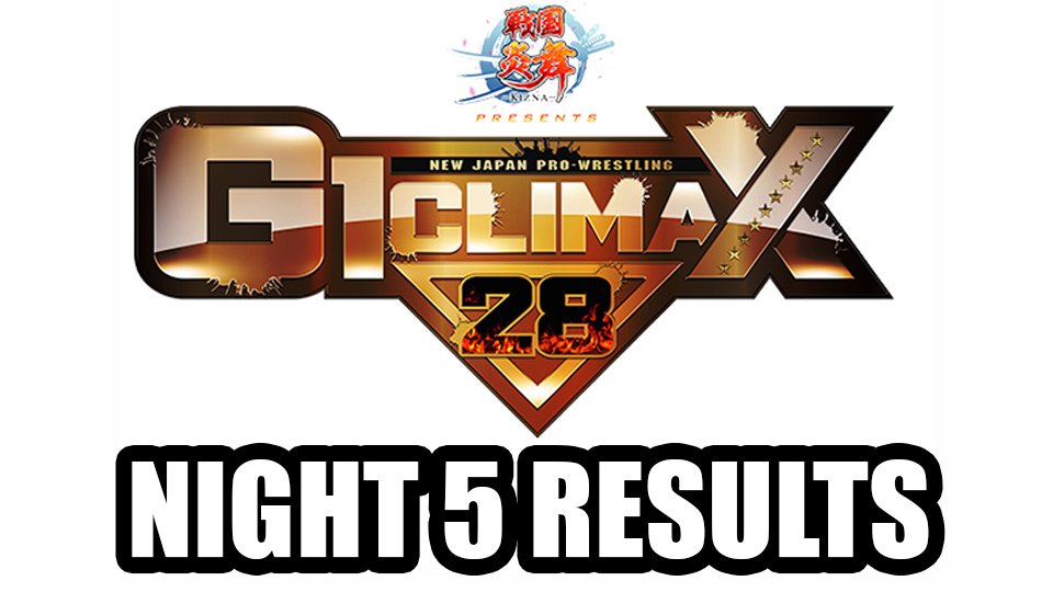 NJPW G1 Climax Night 5 Quick Results