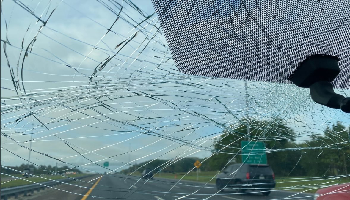 AEW Star Gets Busted Windshield While Driving To Dynamite Taping