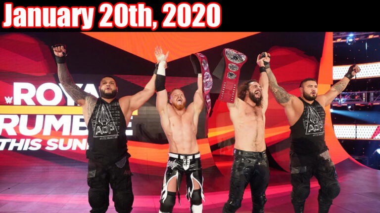 RAW Highlights – 01/20/20
