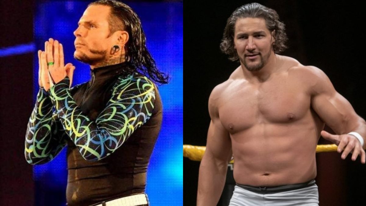 Jeff Hardy & Riddick Moss Backstage At Raw