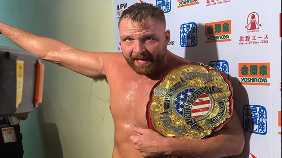 Jon Moxley Cuts Promo At NJPW Wrestle Kingdom 15