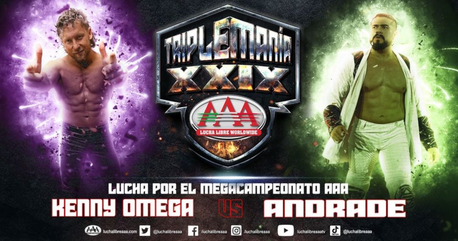 Kenny Omega Vs. Andrade Made Official For AAA TripleMania