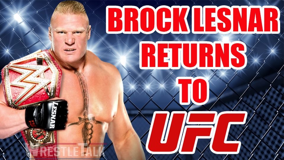 WWE’s Brock Lesnar Appears at UFC 226