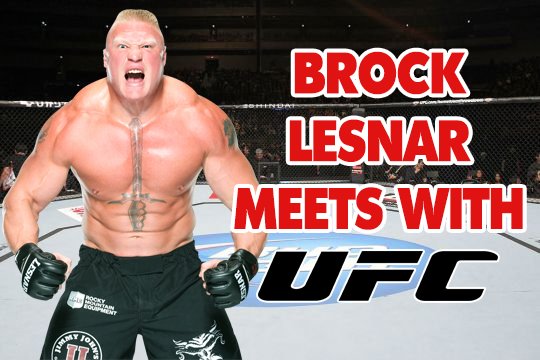 Brock Lesnar Meets With UFC