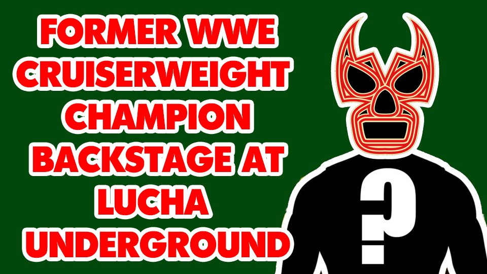 Former WWE Crusierweight Champion Backstage At Lucha Underground!