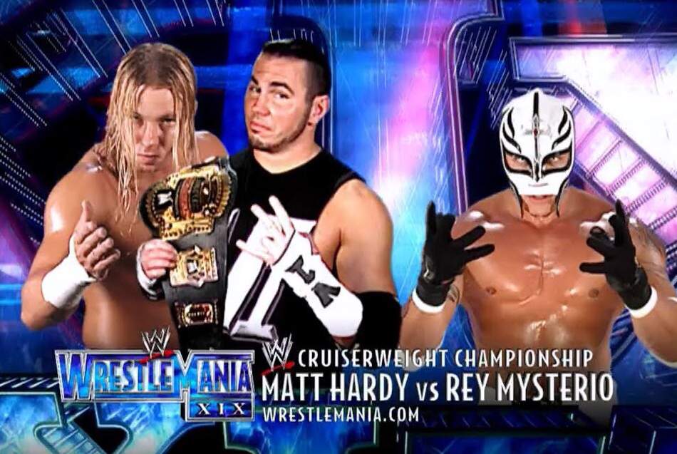 Matt Hardy Explains Why Rey Mysterio Didnt Win The Cruiserweight Title At Wrestlemania 19 