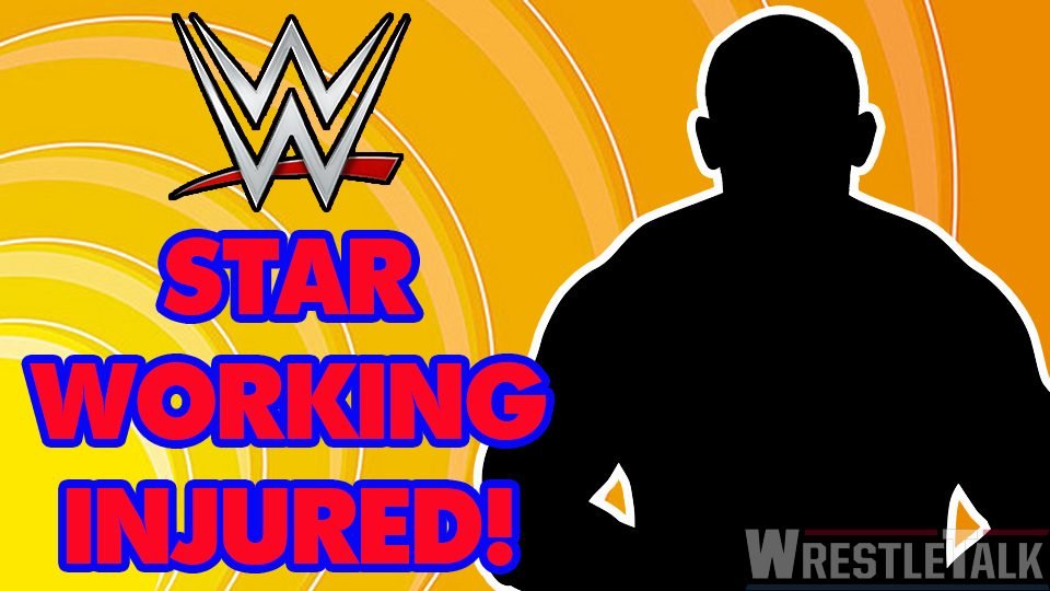 WWE Star Working Injured!