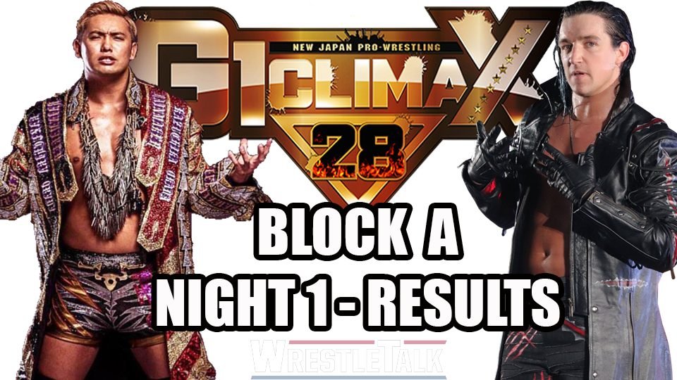 NJPW G1 Climax Night 1 Results!