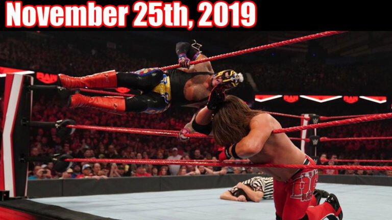 RAW Highlights – 11/25/19