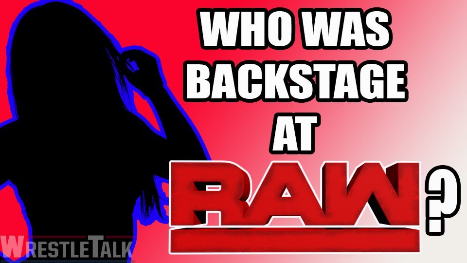 Smackdown Live Star Backstage At Raw!