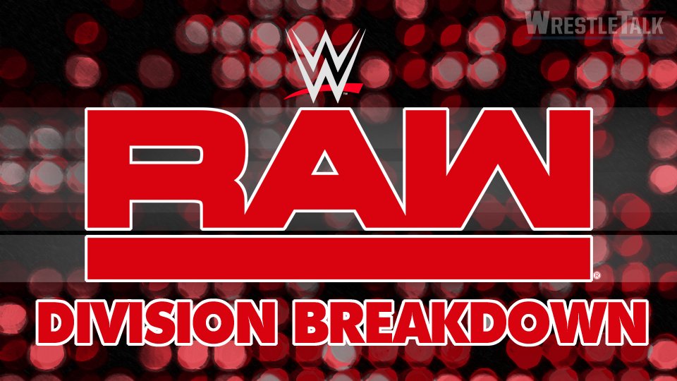 Divisional Breakdown: Raw, May 8, 2018