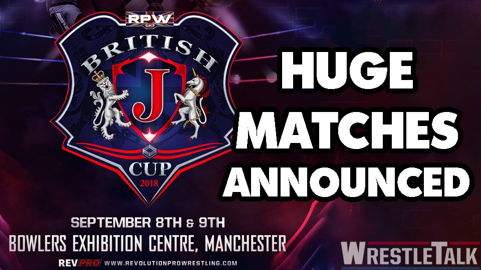 HUGE Matches Confirmed For RevPro British J Cup At Wrestling MediaCon