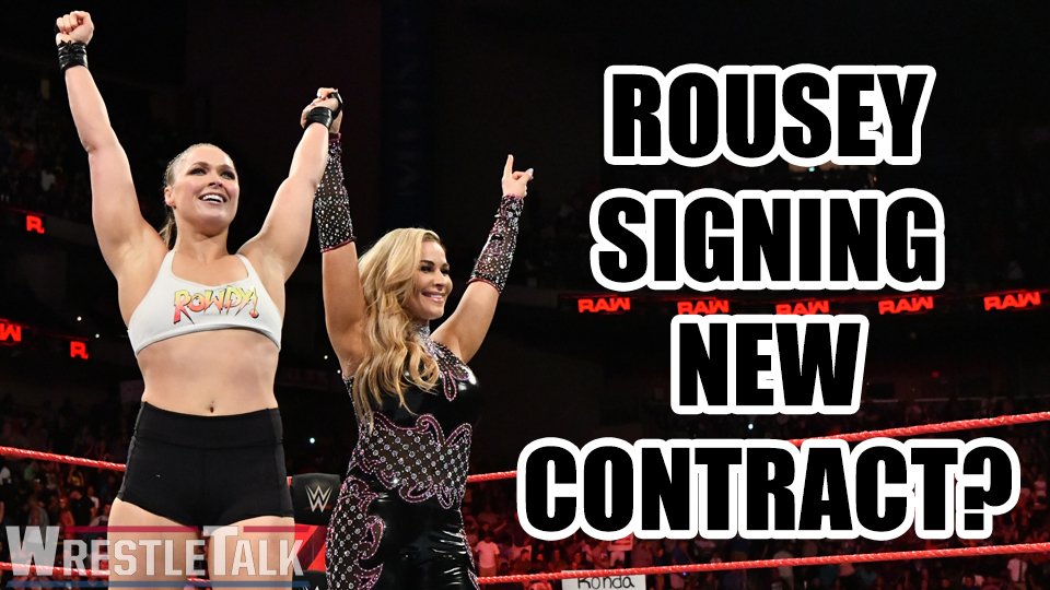 Ronda Rousey to extend WWE contract?!