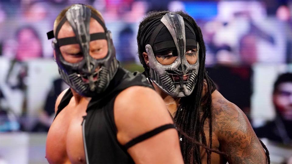 T-BAR & MACE Unmasked During WWE Raw