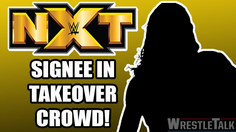 NXT Signee In TakeOver: Brooklyn IV Crowd