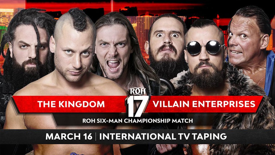 Ring Of Honor Title Match Announced For TV Tapings